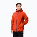 Jack Wolfskin men's hardshell jacket Highest Peak orange 1115131_3017