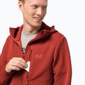 Jack Wolfskin men's Modesto fleece sweatshirt red 1706492_3740 4