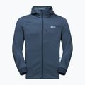 Jack Wolfskin men's Hydro Grid fleece sweatshirt navy blue 1710001_1383 6