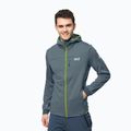 Jack Wolfskin men's Hydro Grid fleece sweatshirt grey 1710001_6098