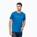 Jack Wolfskin men's trekking t-shirt Pack & Go Travel blue 1808551_1361