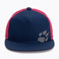 Jack Wolfskin Rib Paw children's baseball cap navy blue and pink 1907641_1225 4