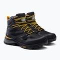 Jack Wolfskin men's Force Striker Texapore Mid trekking boots black/burly yellow xt 4038823 5
