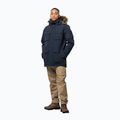 Jack Wolfskin men's winter jacket Glacier Canyon Parka navy blue 1107674_1010