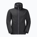 Jack Wolfskin men's rain jacket Wisper Ins black 7