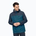 Jack Wolfskin men's 3-in-1 jacket Taubenberg blue 1115311_4133_006 5