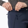 Jack Wolfskin women's softshell trousers Geigelstein Slim night blue 5