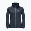 Women's fleece Jack Wolfskin Hydro Grid Fleece grey 1709911 9