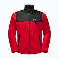 Jack Wolfskin men's Dna Grizzly fleece sweatshirt red 1709982 6