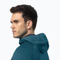 Men's Jack Wolfskin Hydro Grid Hooded FZ fleece sweatshirt blue 1710002 4