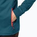 Men's Jack Wolfskin Hydro Grid Hooded FZ fleece sweatshirt blue 1710002 5