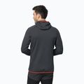 Men's Jack Wolfskin Hydro Grid Hooded FZ fleece sweatshirt grey 1710002 2