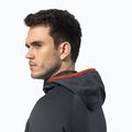 Men's Jack Wolfskin Hydro Grid Hooded FZ fleece sweatshirt grey 1710002 4