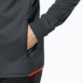 Men's Jack Wolfskin Hydro Grid Hooded FZ fleece sweatshirt grey 1710002 5