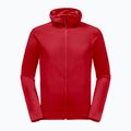 Jack Wolfskin men's Baiselberg fleece sweatshirt red 1710541 5