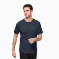 Jack Wolfskin men's trekking T-shirt Tech navy blue 1807071_1010