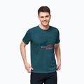 Men's Jack Wolfskin Hiking Graphic T-shirt blue 1808761_4133