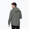 Jack Wolfskin men's Stormy Point 2L rain jacket green 1111142 2