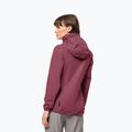 Jack Wolfskin Stormy Point 2L women's rain jacket maroon 1111202 2