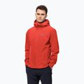 Jack Wolfskin men's Pack & Go Shell rain jacket red 1111503_2193_005