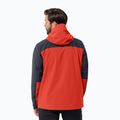 Jack Wolfskin men's Go Hike rain jacket red 1114051 2