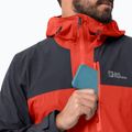 Jack Wolfskin men's Go Hike rain jacket red 1114051 3
