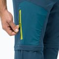 Men's softshell trousersJack Wolfskin Glastal Zip Away navy blue 1508301 5