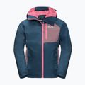 Jack Wolfskin Active Hike children's rain jacket navy blue 1609251 5