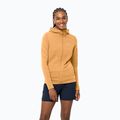 Women's trekking jacket Jack Wolfskin Modesto Hooded yellow 1706254