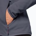 Jack Wolfskin women's trekking jacket Peak Grid Fleece grey 1710351 3