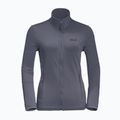 Jack Wolfskin women's trekking jacket Peak Grid Fleece grey 1710351 4