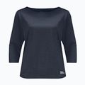 Jack Wolfskin women's trekking t-shirt Jwp 3/4 navy blue 1806655 3