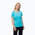 Jack Wolfskin women's trekking T-shirt Tech blue 1807122