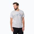 Men's Jack Wolfskin Peak Graphic trekking t-shirt white 1807183