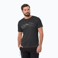 Jack Wolfskin Peak Graphic men's trekking t-shirt black 1807183