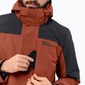 Jack Wolfskin men's rain jacket Romberg 3in1 carmine 6