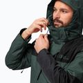 Jack Wolfskin men's Jasper 3in1 rain jacket black olive 5