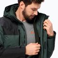 Jack Wolfskin men's Jasper 3in1 rain jacket black olive 6