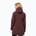 Jack Wolfskin women's winter jacket Heidelstein Ins dark maroon 2