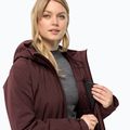 Jack Wolfskin women's winter jacket Heidelstein Ins dark maroon 5