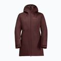 Jack Wolfskin women's winter jacket Heidelstein Ins dark maroon 11