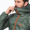 Jack Wolfskin Alpspitze Down Hoody hedge green men's ski jacket 4