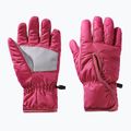 Jack Wolfskin Easy Entry children's trekking gloves dark fuchsia