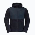 Men's Jack Wolfskin Felslicht Hooded fleece sweatshirt night blue 7