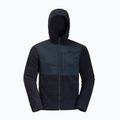 Men's Jack Wolfskin Felslicht Hooded fleece sweatshirt night blue 8