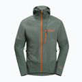 Jack Wolfskin men's softshell jacket Alpspitze Hoody hedge green 7