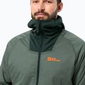 Jack Wolfskin Alpspitze Ins Hybrid hedge green men's rain jacket 3