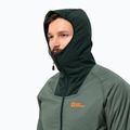 Jack Wolfskin Alpspitze Ins Hybrid hedge green men's rain jacket 4