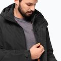 Jack Wolfskin men's rain jacket Lapawa Ins black 3