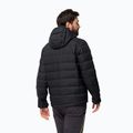 Men's Jack Wolfskin Ather Down Hoody rain jacket black 2